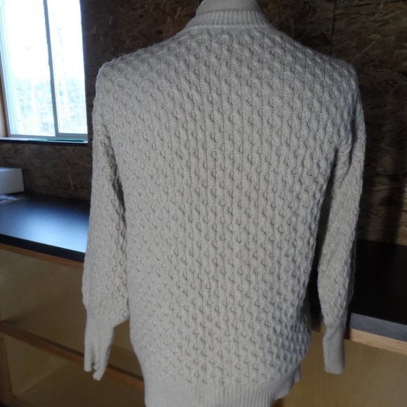 Universal Thread Women's Cream Open Front Cardigan Size Small Textured - Picture 2 of 3